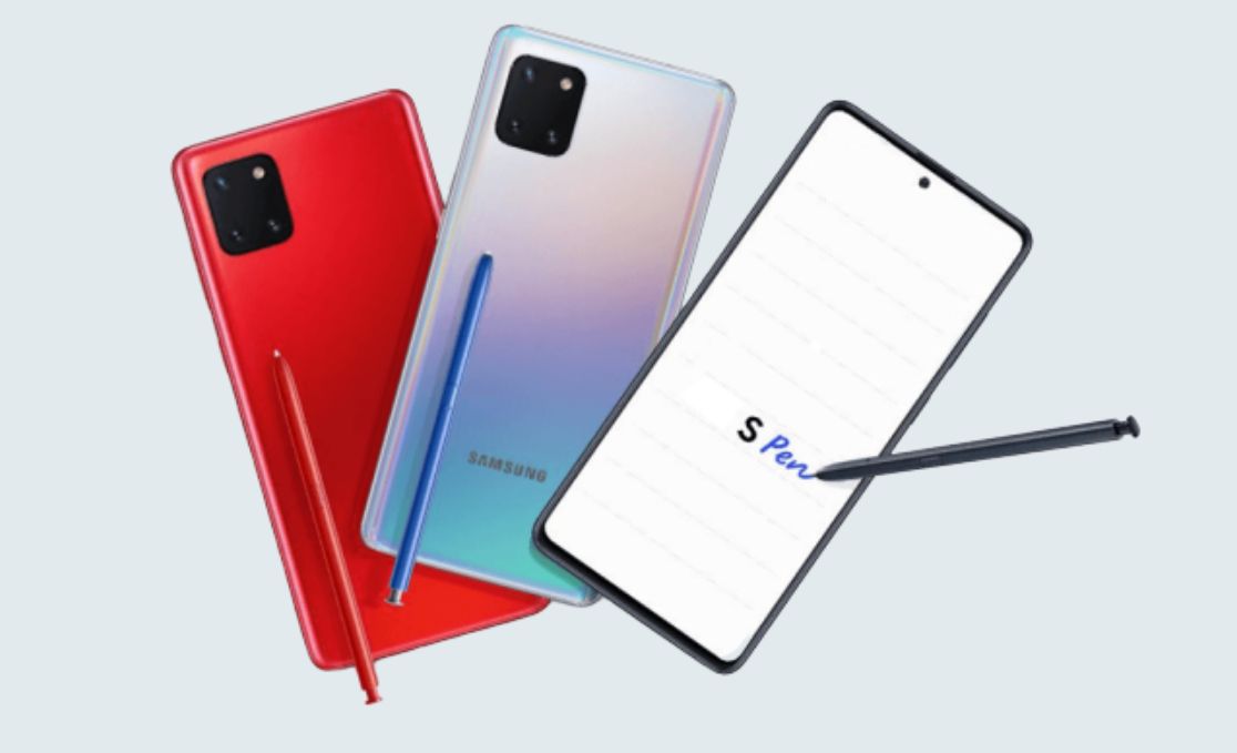 Samsung Galaxy Note 10 Lite wycieka specyfikacja tańszego Note a