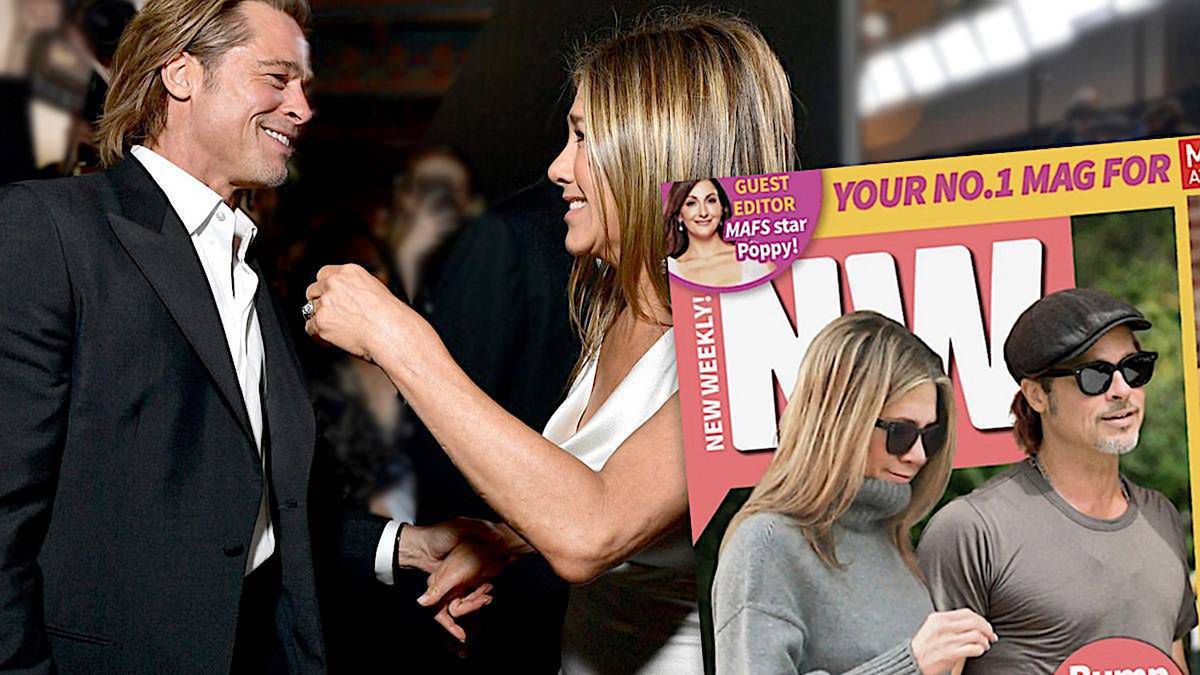 Jennifer Aniston i Brad Pitt razem na wakacjach Tabloid pokazał