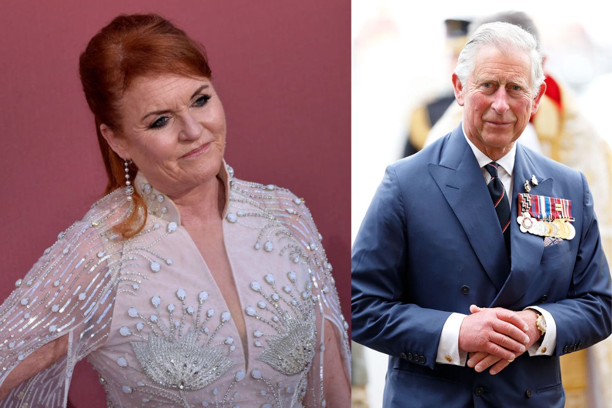 Król Karol III zareagował na występ Sarah Ferguson w Cannes Stąpa po