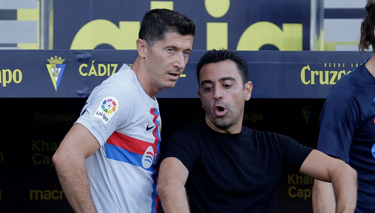 Co z występem Lewandowskiego w pucharze Xavi zabrał głos