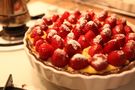 Tarta z budyniem i owocami