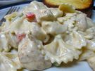 Kurczak cajun w makaronie