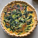 Quiche ze szpinakiem i łososiem