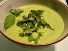 Zielona zupa z avocado