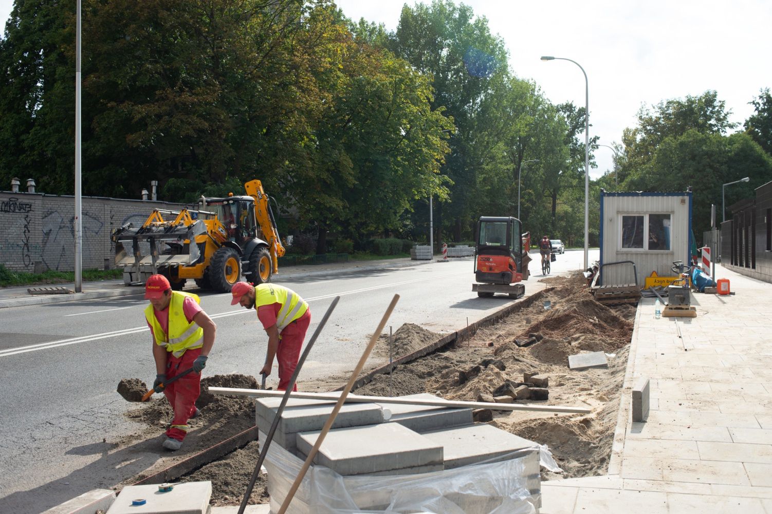 Warszawa Zazieleni się ulica Stalowa