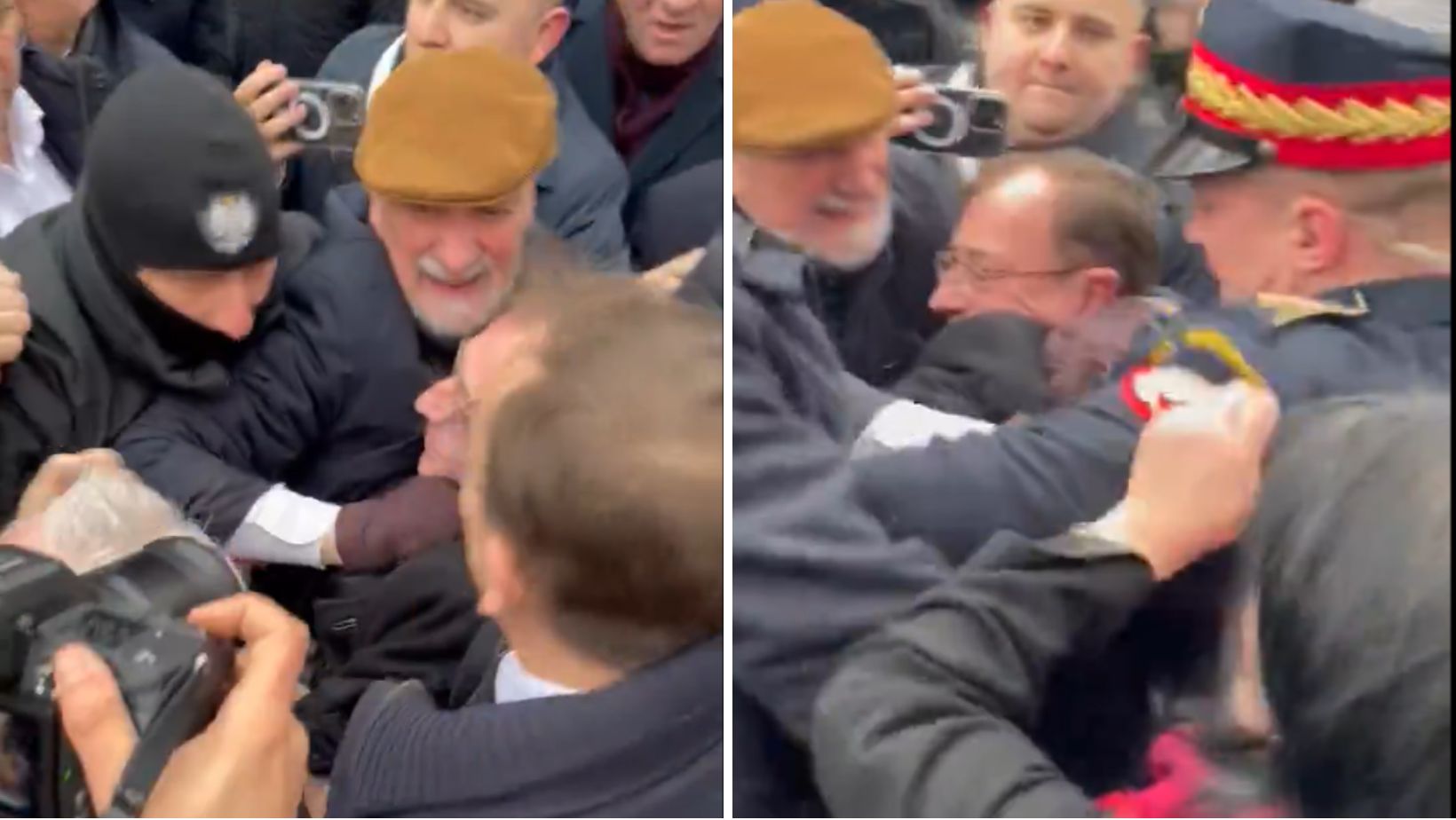 Awantura Przed Sejmem Szarpanie Przepychanki A Na Czele Macierewicz