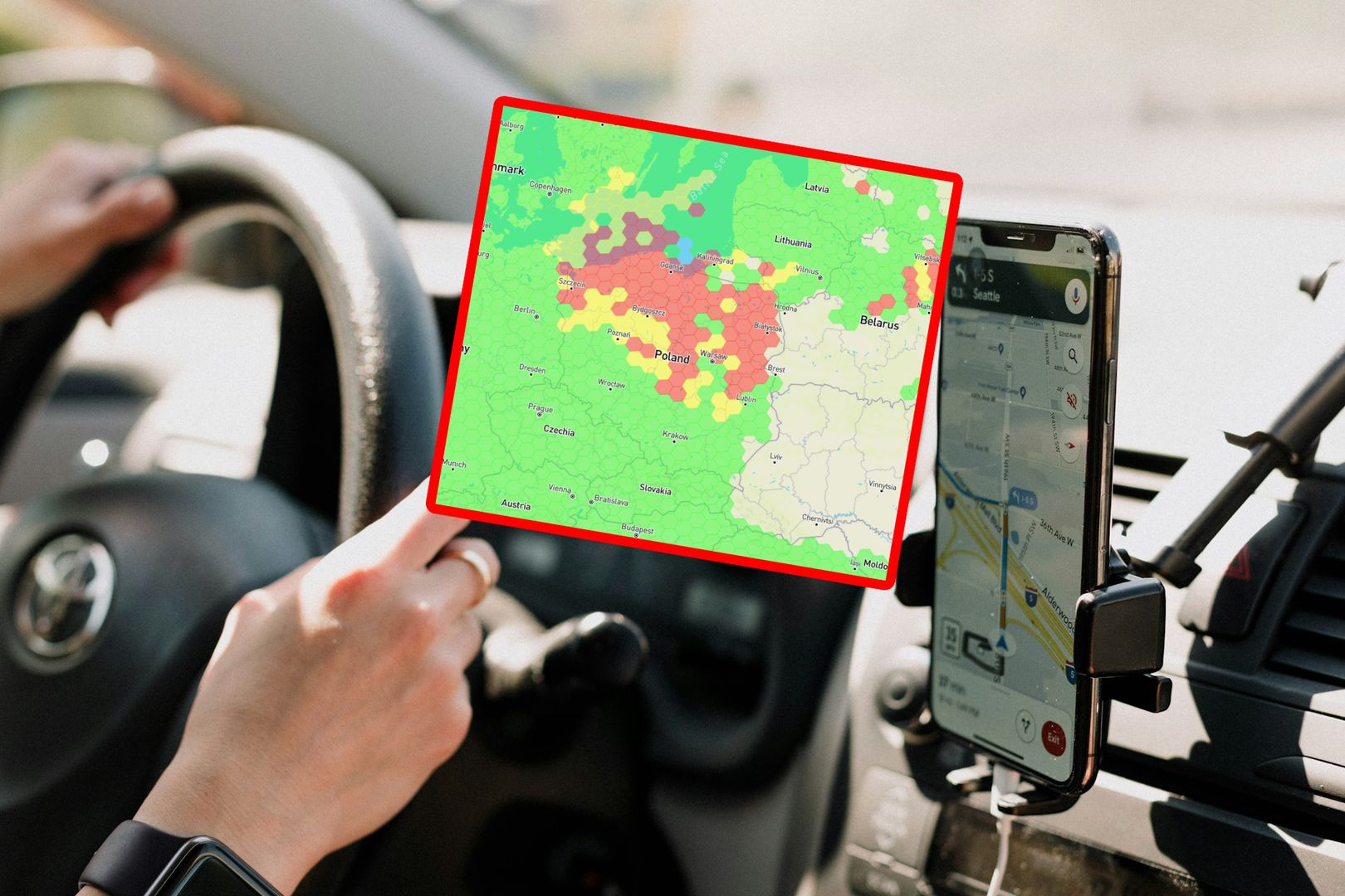 Zakłócenia sygnału GPS nad Polską Połowa kraju z problemami