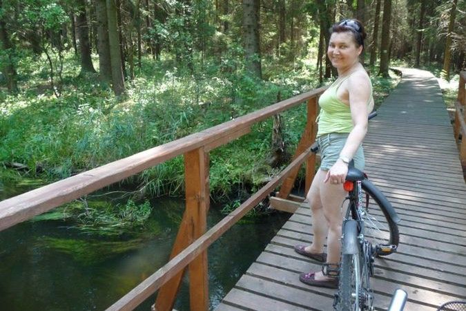- Uwielbiam jeździć na rowerze i przeszczep mi w tym nie przeszkadza - mówi Małgorzata Ogorzałek./Archiwum prywatne
