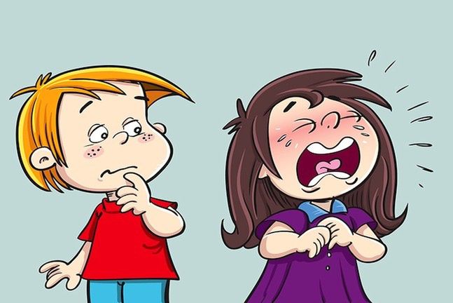 Dzieci bardzo często wyrażają swoje emocje przez płacz