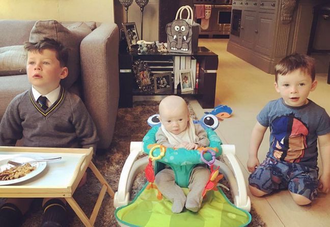 Kai, Klay, Kit - synowie Wayne Rooneya