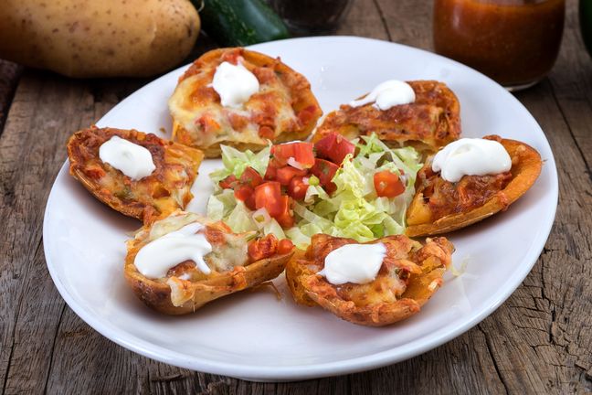 Pieczone chipsy ze słodkich ziemniaków