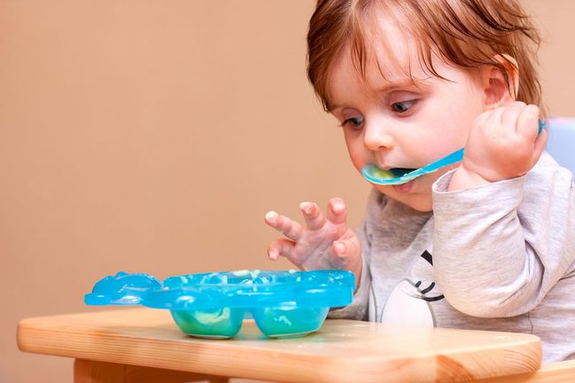 Puree z awokado i gruszki