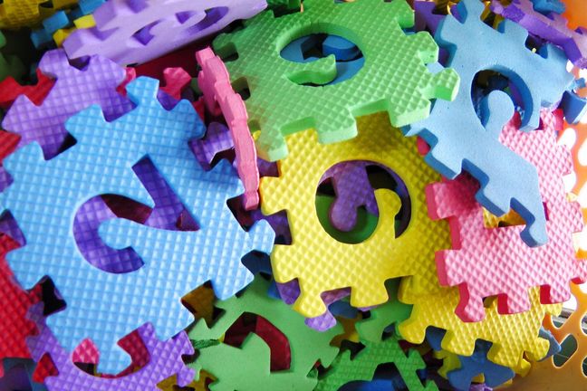 Puzzle z pianki
