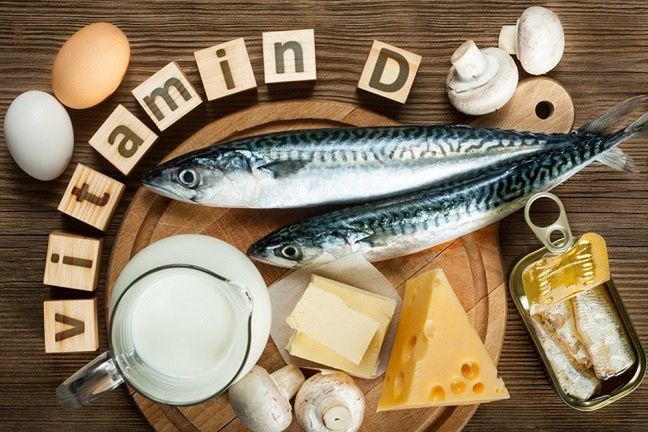 Witaminę D można znaleźć w rybach, jajach i produktach mlecznych