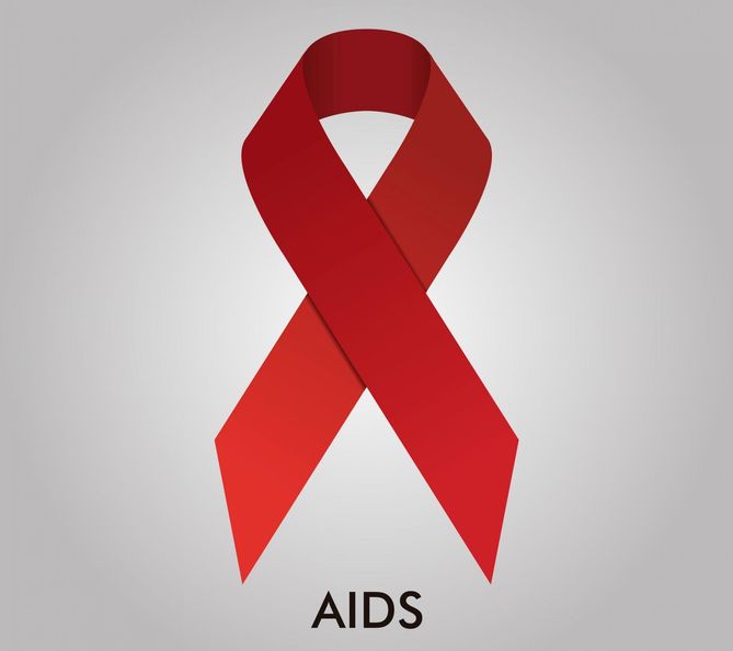 Czerwona wstążka to symbol osób mających objawy AIDS