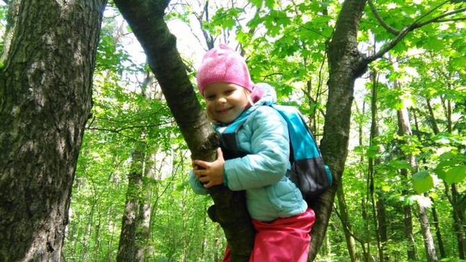 Helenka uczęszcza do przedszkola leśnego w Białymstoku / Archiwum Prywatne