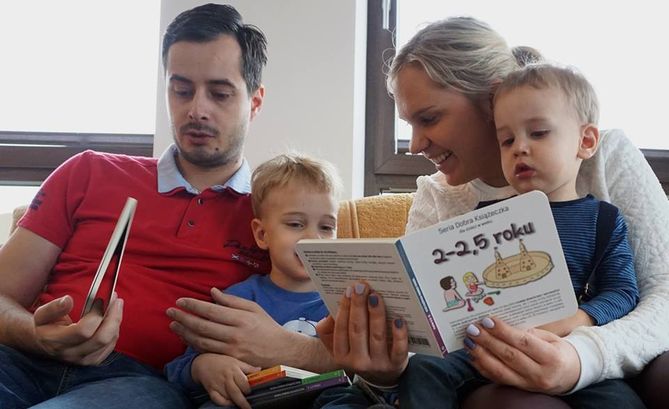 Książki Agnieszki szczególnie do gustu przypadły jej synom / archiwum prywatne