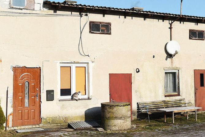 Fasada domu przed remontem