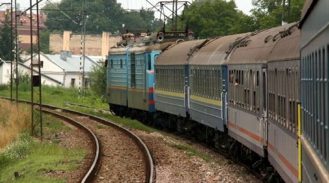pociąg relacji Kijów-Przemyśl