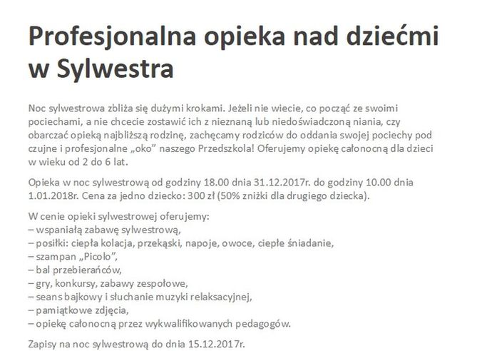Oferta jest kusząca