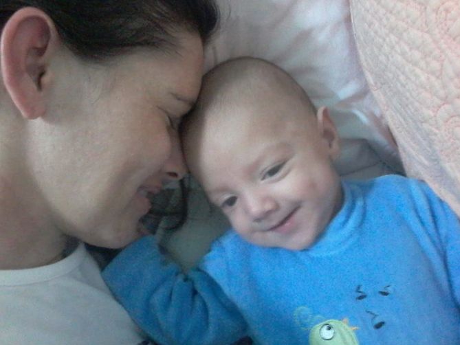 Santino urodził się jak jego mama była w śpiączce