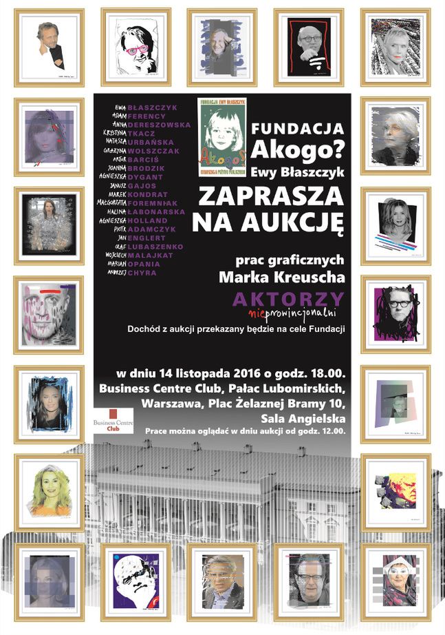Wyjątkowa aukcja odbędzie się 14 XI 2016 roku