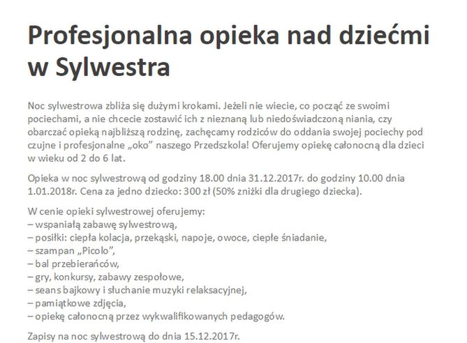 Oferta jest kusząca