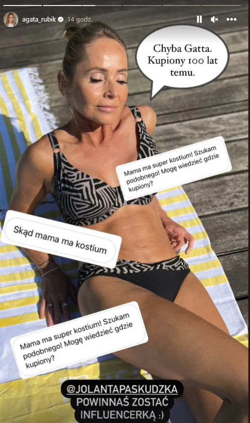 Mama Agaty Rubik Zachwyca Figur W Bikini Jest Naprawd Gor Co