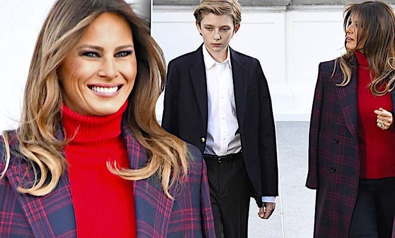 Melania Trump Wymieni A Szpilki Na Wygodne Kalosze D Stylizacji