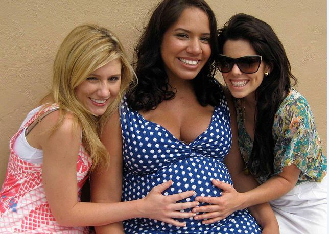 Kobiet w czasie baby shower