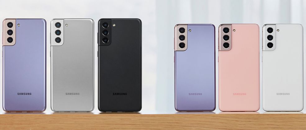 A primera vista, no se puede ver que el Galaxy S21 + sea de vidrio y el Galaxy S21 sea de plástico