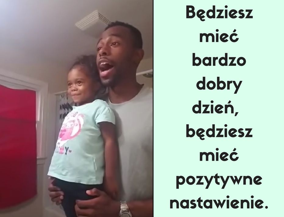 Tata motywuje swoją córkę/YouTube