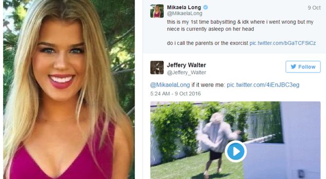 Mikaela Long tweety/ Twitter