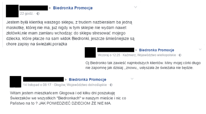 W mediach społecznościowych zawrzało. Powód? Brak świeżaków. / facebook.com