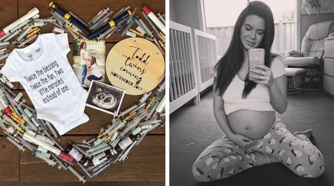 (Instagram.com) Pomimo menopauzy, Amber już wkrótce zostanie mamą bliźniaków