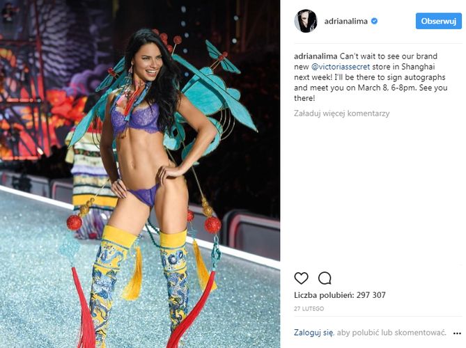 Aniołki Victoria's Secret prezentują nie tylko bieliznę, ale także bardzo ekstrawaganckie dodatki, np. dużą biżuterię i kolorowe szpilki