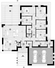 Projekt domu HomeKoncept 26 wariant 04 170 61 m² koszt budowy EXTRADOM