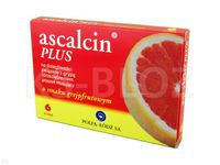 Ascalcin Plus o smaku grejpfrut.