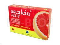 Ascalcin Plus o smaku grejpfrut.