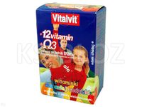 VITALVIT+12 vitamin+Omega3 oranż.o sm.wieloowoc.