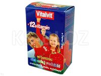 VITALVIT+12 vitamin oranż. o sm.malin.