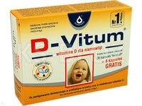 D-Vitum Witamina D dla niemowląt 36 kaps + 6 kaps gratis