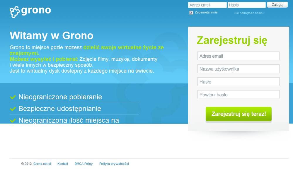 Co się stało z Grono.net? Nowy adres i hosting plików zamiast społeczności