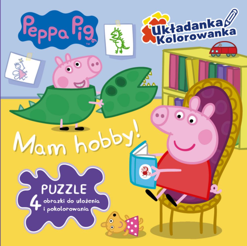 Peppa Pig Ukladanka Kolorowanka Mam Hobby Ksiazka Wp Ksiazki