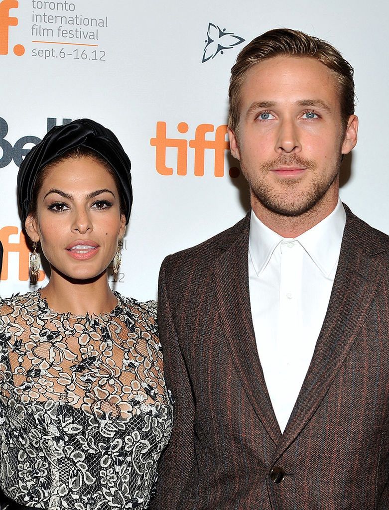 Eva Mendes i Ryan Gosling podczas promocji wspólnego filmu w 2012 roku