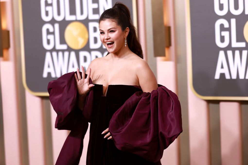 Selena Gomez w styczniu 2023 roku na rozdaniu Złotych Globów