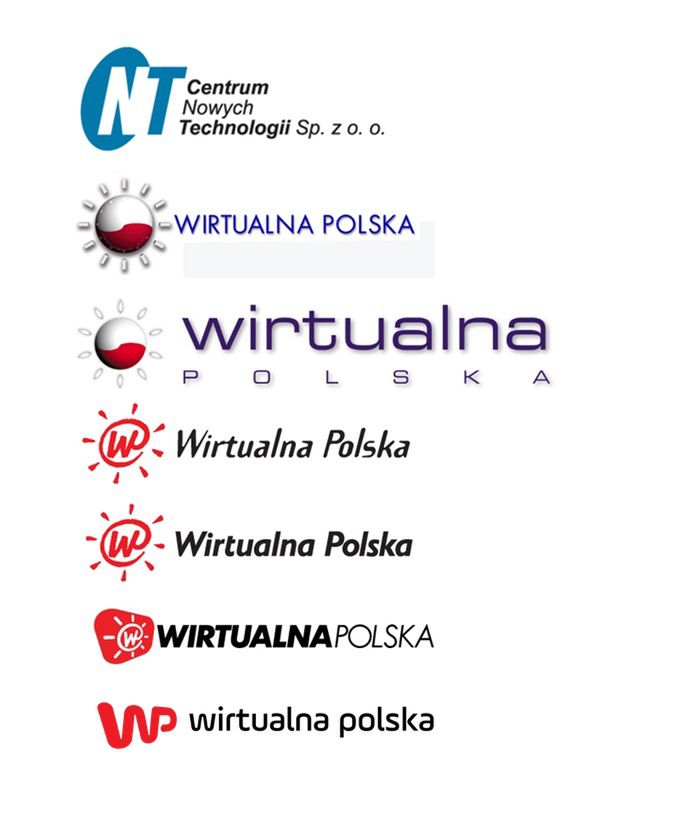 Logotypy WP - od 1995 roku do dziś 