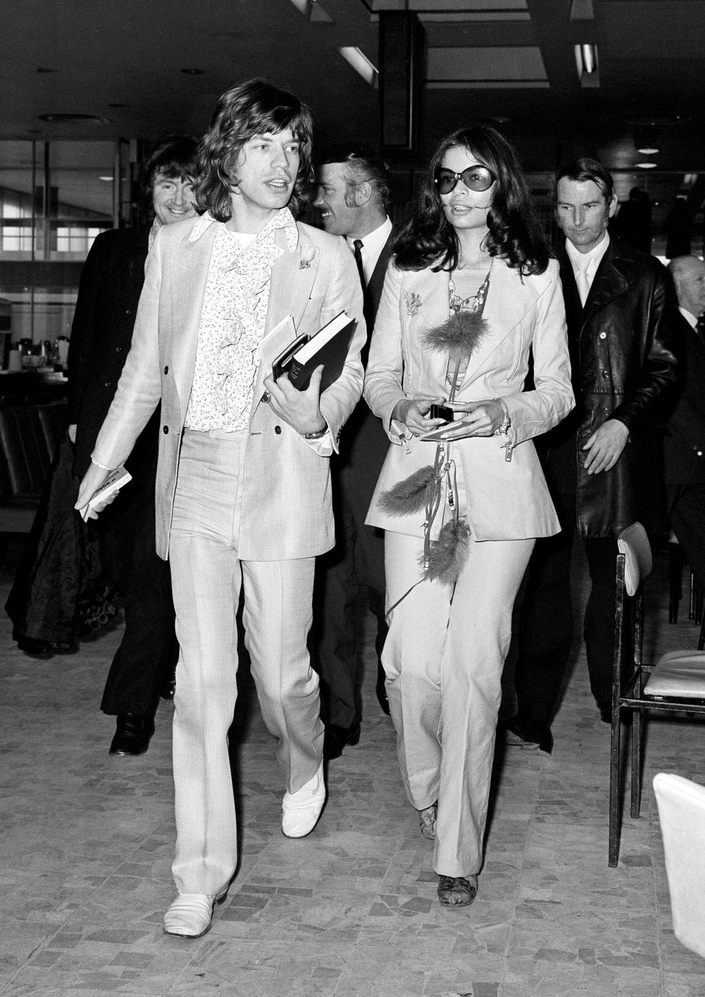 Mick i Bianca Jagger, 1970 r.