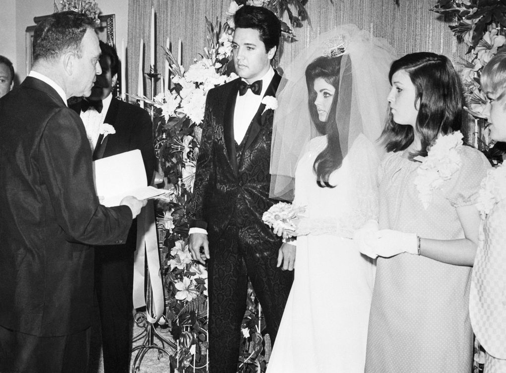Le mariage d'Elvis et Priscilla