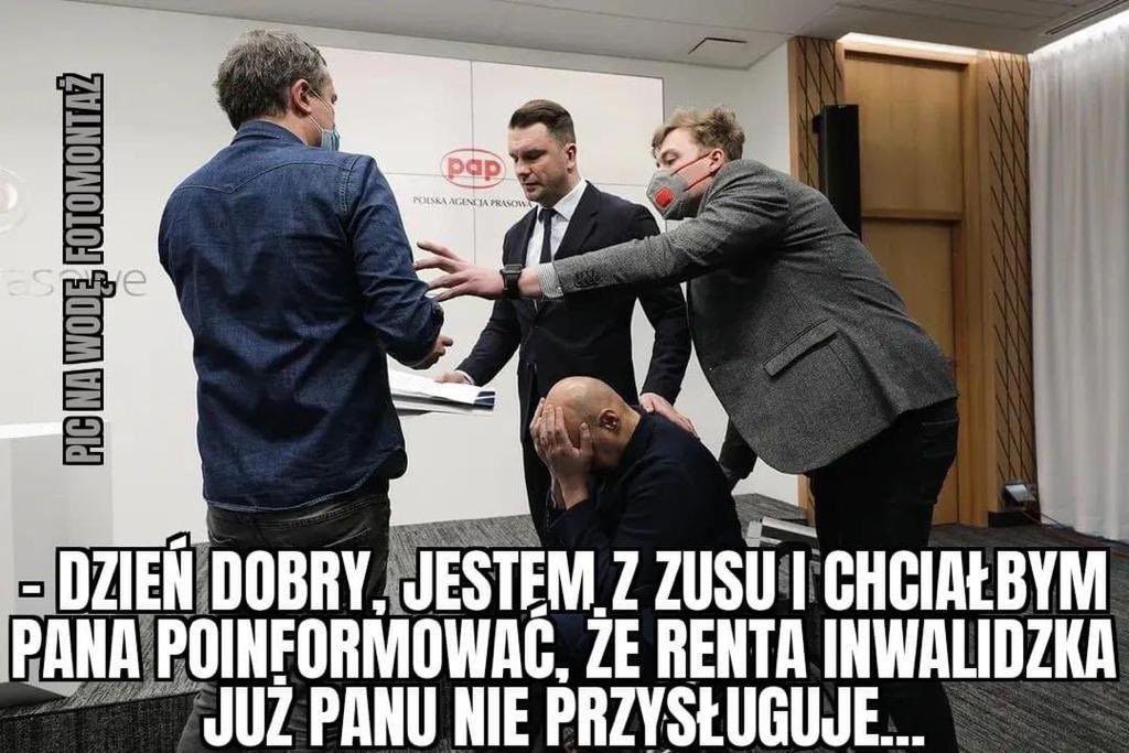 Konferencja prasowa Mejzy. Internet pęka ze śmiechu [MEMY] - o2 - Serce Internetu